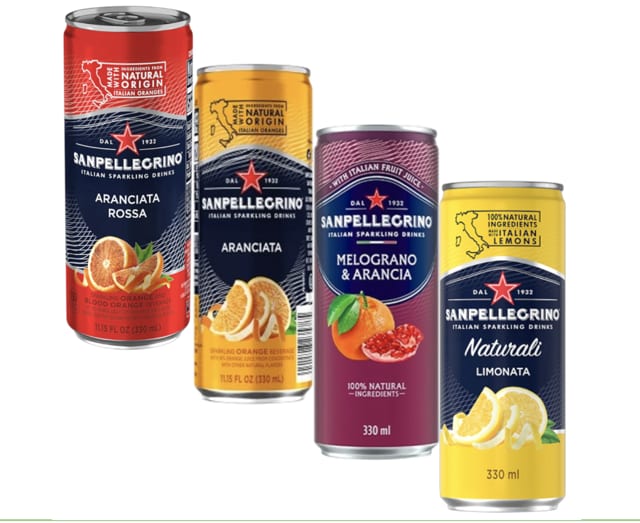 Sanpellegrino Seltzer.